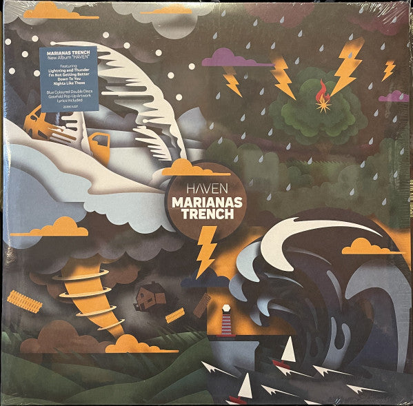 Marianas Trench- Haven - Blue Colored Vinyl { VINYL LP }
