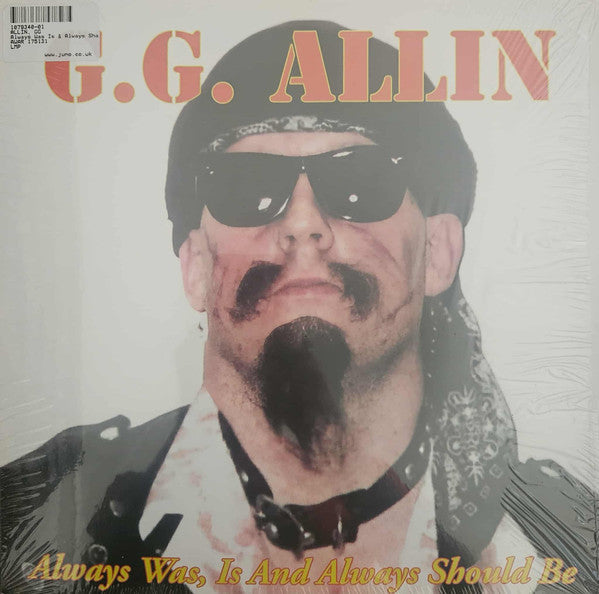 Gg Allin- Always Was, Is And Always Shall Be { VINYL LP }