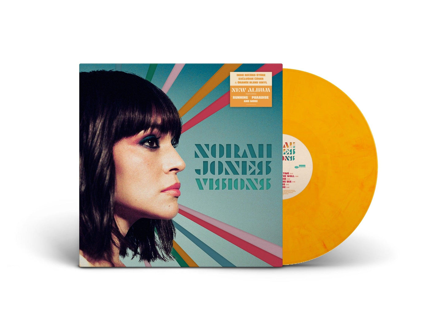 Norah Jones- Visions (Indie Exclusive Orange Vinyl w/ Alternate Cover) { VINYL LP }