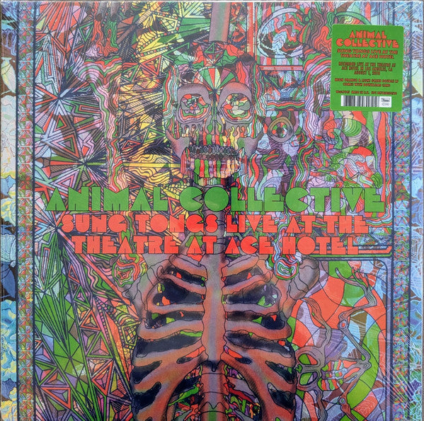 Animal Collective- Sung Tongs Live at the Theatre at Ace Hotel - Ltd Light Green and Neon Orange Vinyl { VINYL LP }