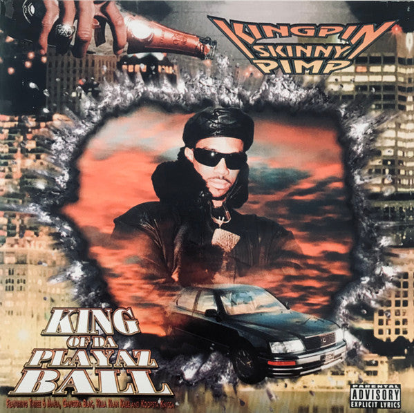 Kingpin Skinny Pimp- King Of Da Playaz Ball { VINYL LP }