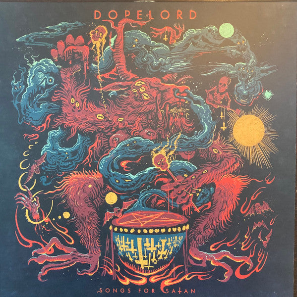 Dopelord- Songs For Satan - Blue & Black Marble Vinyl { VINYL LP }