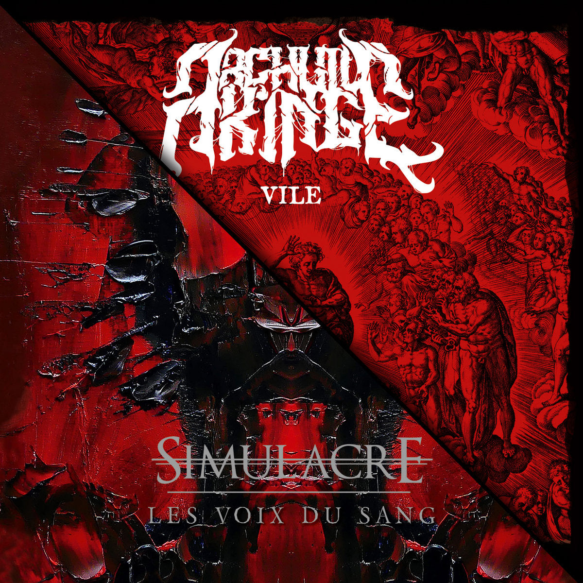 Simulacre / Archvile King: Split - VINYL