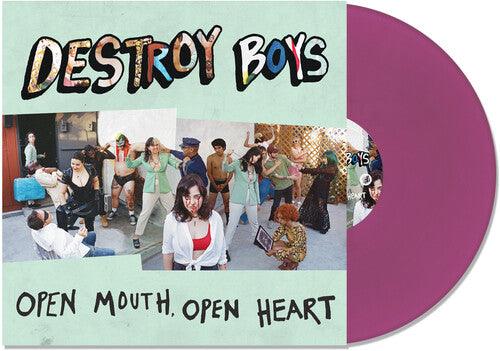 Destroy Boys- Open Mouth, Open Heart (Purple Vinyl) { VINYL LP }