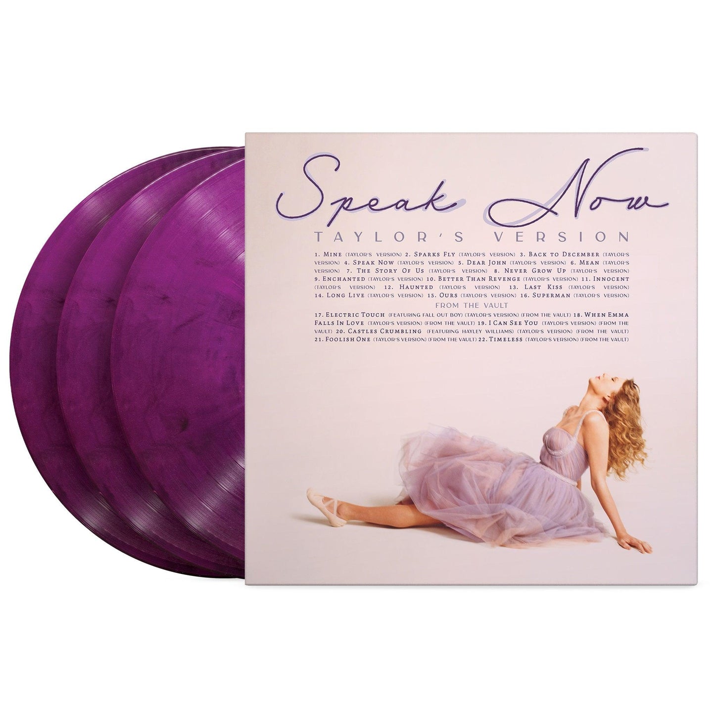 Taylor Swift- Speak Now (Taylor's Version) (Orchid Marbled 3LP) { VINYL LP }