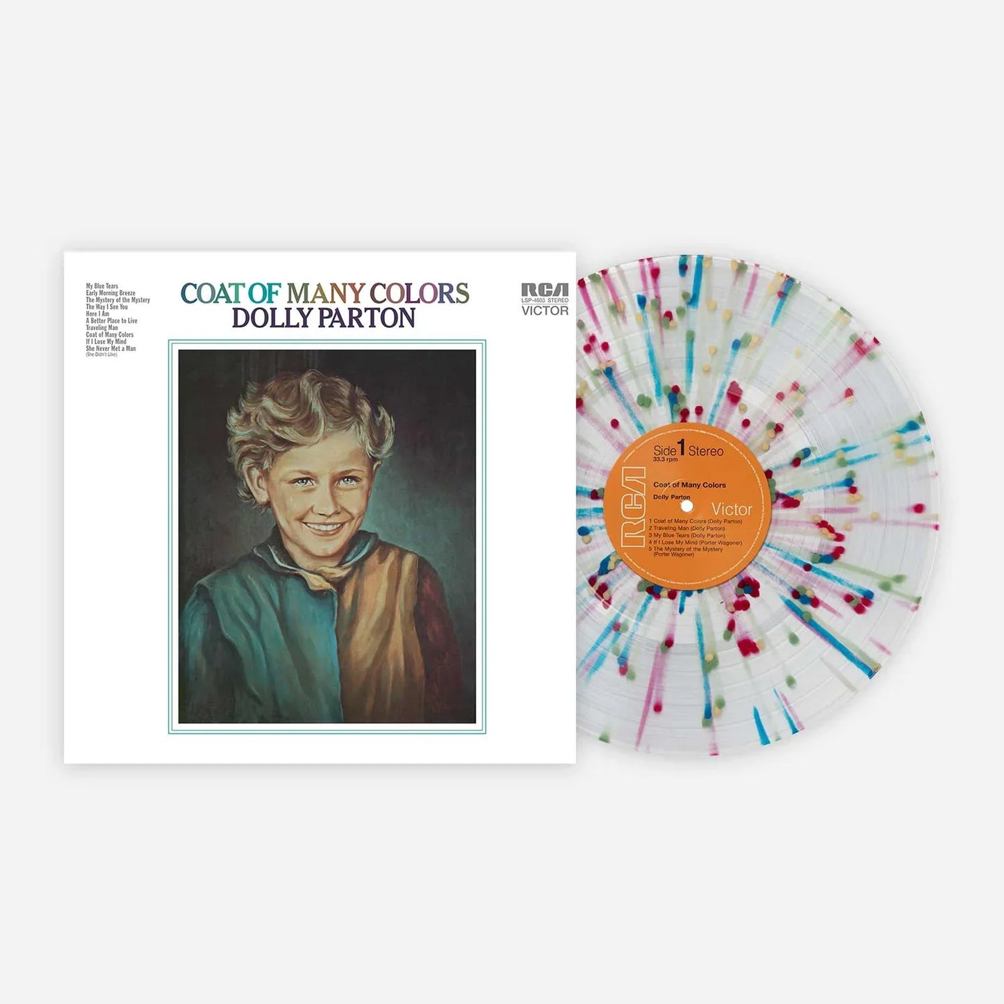 Dolly Parton- Coat Of Many Colors (VMP Pressing) { VINYL LP }