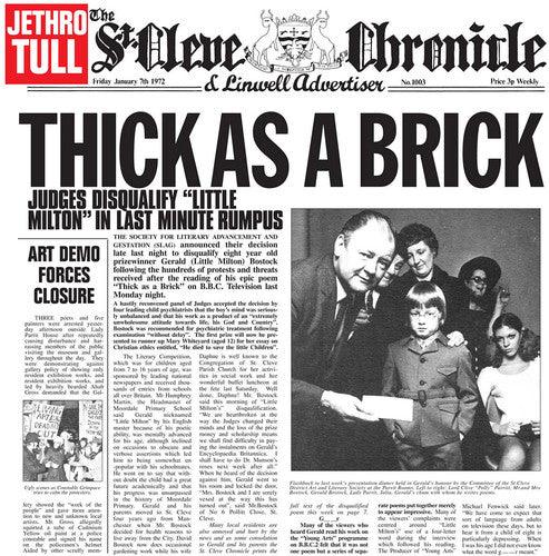Jethro Tull- Thick As A Brick { VINYL LP }