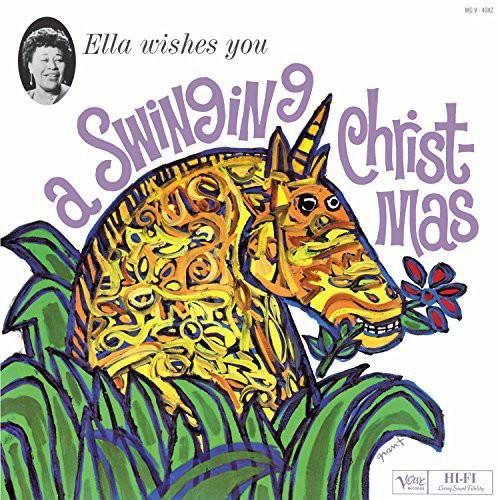 Ella Fitzgerald- Wishes You a Swinging Christmas { VINYL LP }