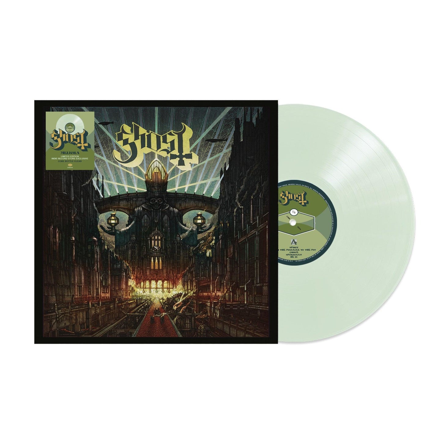 Ghost- Meliora (Indie Exclusive Coke Bottle Clear Vinyl) { VINYL LP }