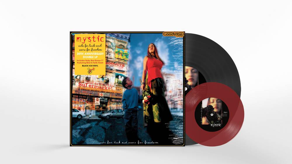 Mystic- Cuts For Luck And Scars For Freedom (RSD Essential Indie Colorway Black Ice 2LP + Ruby Red 7in) { VINYL LP }