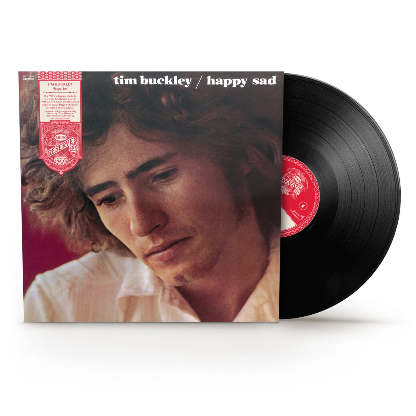 Tim Buckley- Happy Sad (Elektra 75) (Rhino Reserve) { VINYL LP }