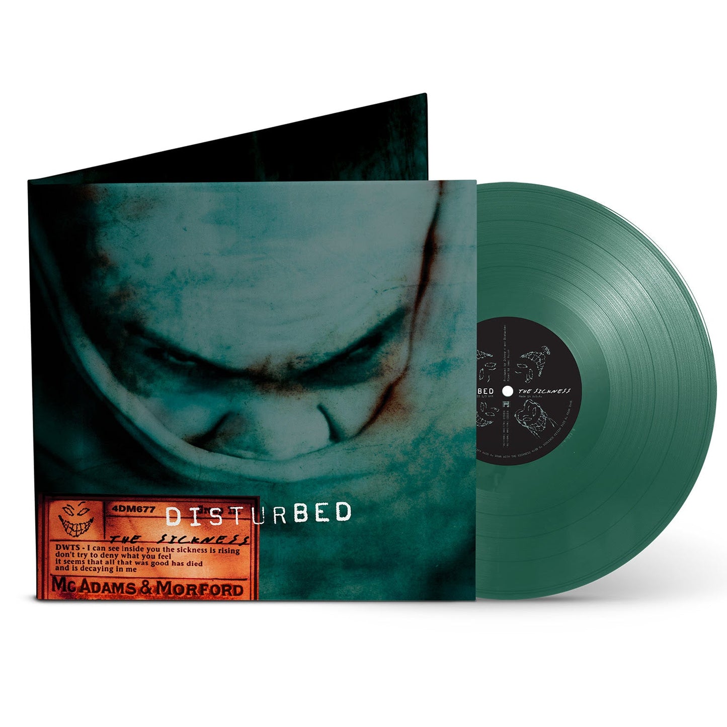 Disturbed- The Sickness (25th Anniversary Edition) (Green Vinyl) { VINYL LP }