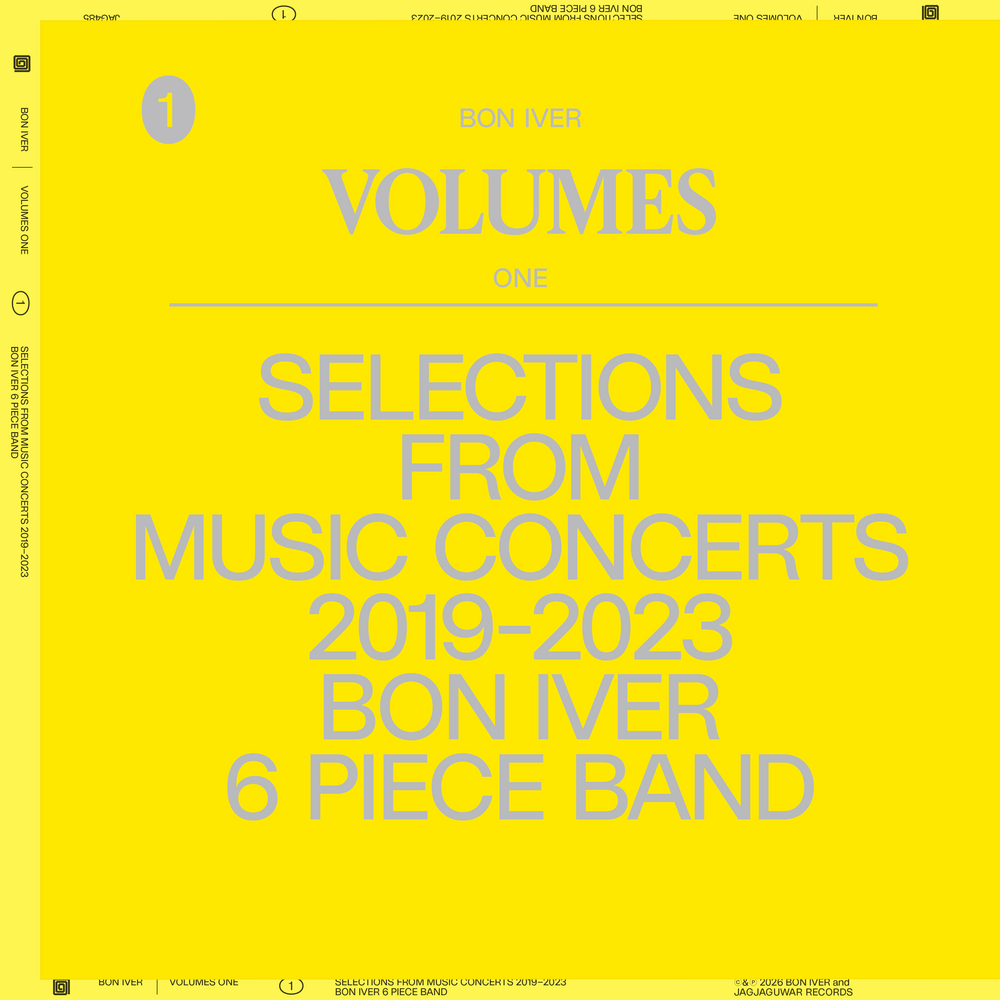 Bon Iver- VOLUMES: ONE "SELECTIONS FROM MUSIC CONCERTS 2019-2023 BON IVER 6 PIECE BAND { VINYL LP }