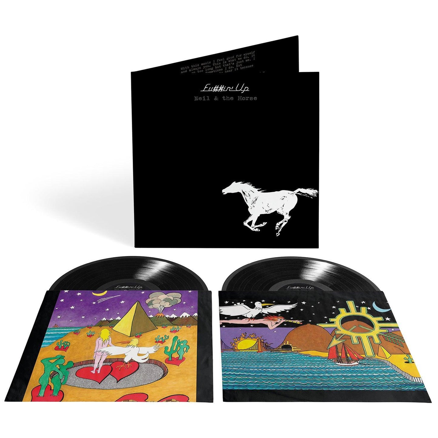 Neil Young w/ Crazy Horse- Fuckin' Up { VINYL LP }