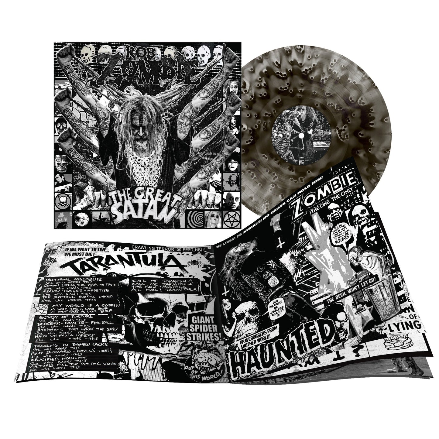 Rob Zombie- The Great Satan (Ghostly Black Vinyl) (DAMAGED) { VINYL LP }