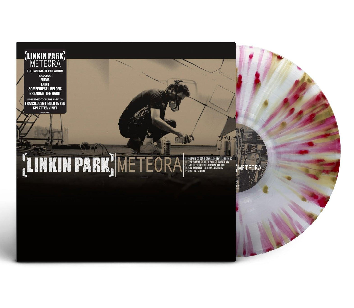 Linkin Park- Meteora (Translucent Gold & Red Splatter Vinyl) { VINYL LP }