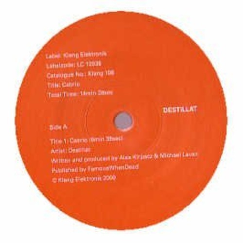 Destillat: Cabrio - 12-INCH SINGLE