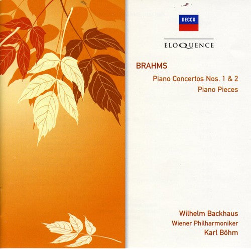 Wilhelm Backhaus: Brahms: Pno Ctos Nos 1 & 2 / Pno Pieces - Record