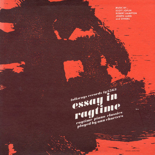Ann Charters: Essay in Ragtime: Ragtime Piano Classics - CD