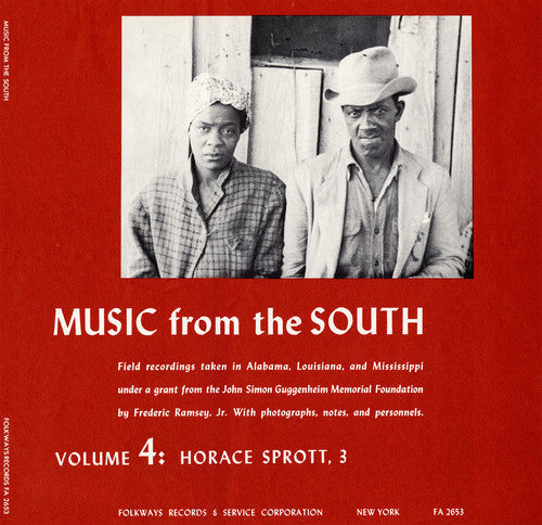 Horace Sprott: Music from the South Vol. 4: Horace Sprott 3 - Record