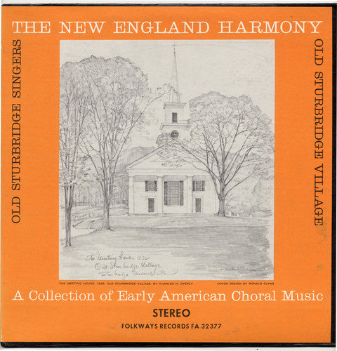 Old Sturbridge Singers: New England Harmony: Early American Choral - Record