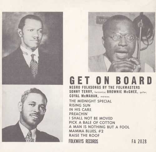 Sonny Terry: Get on Board: Negro Folksongs By the Folkmasters - Record