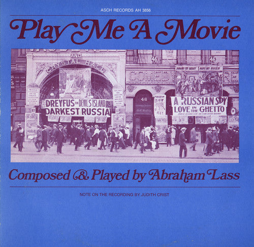 Abraham Lass: Play Me a Movie: Piano Music to Accompany Silent - CD