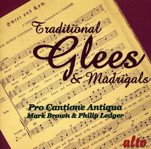 Pro Cantione Antiqua: Traditional Glees & Madrigals - Record
