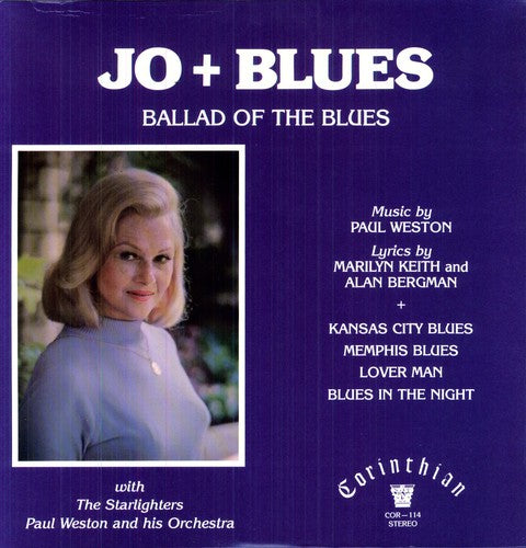 Jo Stafford- Jo and Blues { VINYL LP }