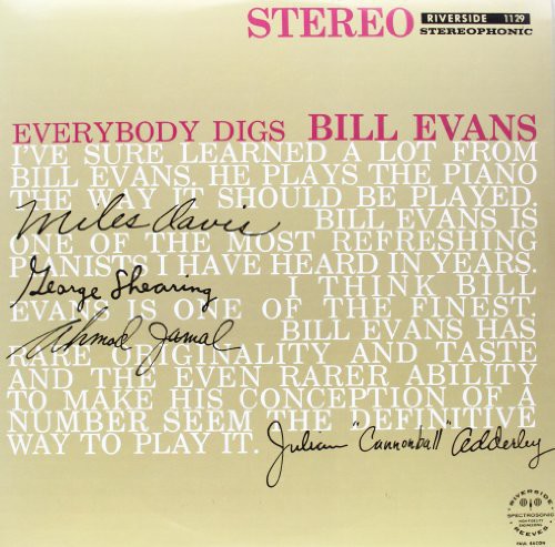Bill Evans: Everybody Digs Bill Evans - VINYL