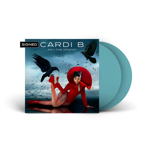 Cardi B- Am I The Drama? (Indie Exclusive Baby Blue Vinyl + Signed Art Card) { VINYL LP }
