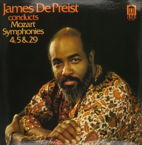 De Preist, James: Mozart Symphonies 4 5 & 29 - Record