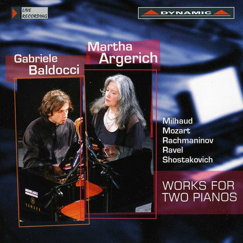 Gabriele Baldocci: Baldocci & Argerich Play Works for Two Pianos - Record