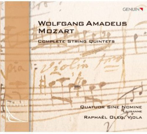 W.a. Mozart: Complete String Quintets - Record