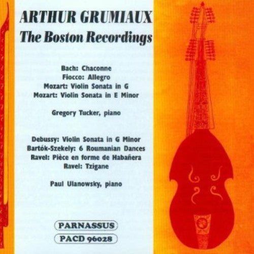 Arthur Grumiaux: Arthur Grumiaux Boston Recordings - Record