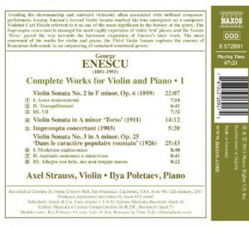 Axel Strauss: Complete Works for Violin & Piano - Record