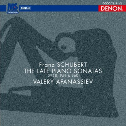 Valery Afanassiev: Schubert: Piano Sonata Nos. 19 20 21 - Record