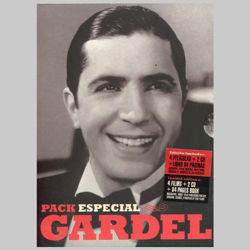 Carlos Gardel: Carlos Gardel Pack Deluxe 4DVD+2CD+Libro - CD