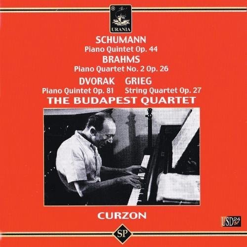 Budapest Quartet: Piano Quintete Op 44 / Piano Quartet 2 Op 26 - Record