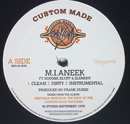 Custom Made: M.I.Aneek / Go Away - 12-INCH SINGLE