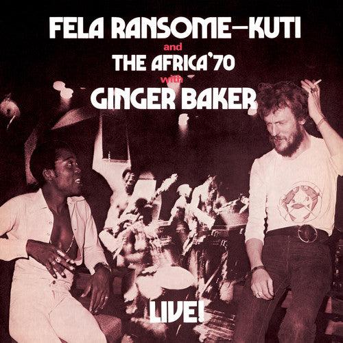Fela Kuti- Fela Live with Ginger Baker { VINYL LP }
