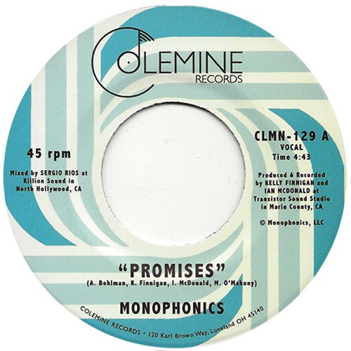 Monophonics: Promises - 7-INCH SINGLE