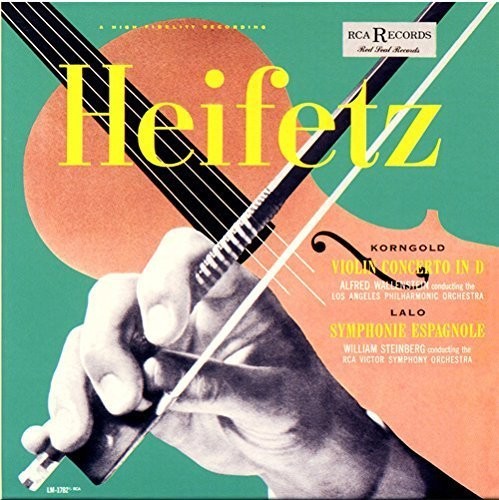 Jascha Heifetz: Korngold: Violin Concerto & Lalo - Record