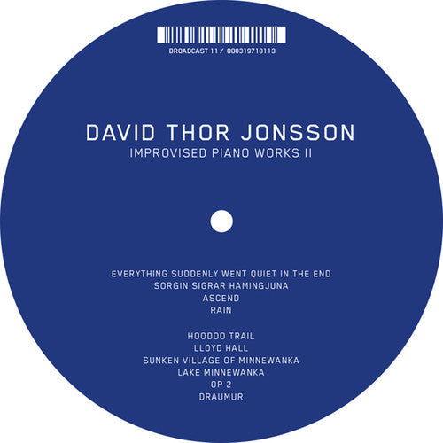 David Thor Jonsson: Improvised Piano Works II - Record