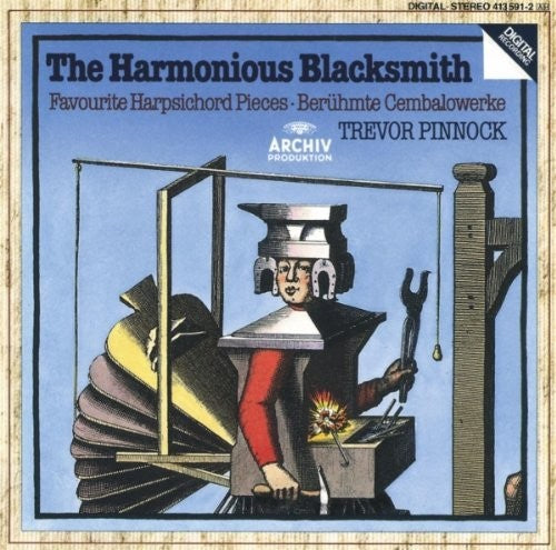Trevor Pinnock: Harmonious Blacksmith / Harpsichord Solos - Record