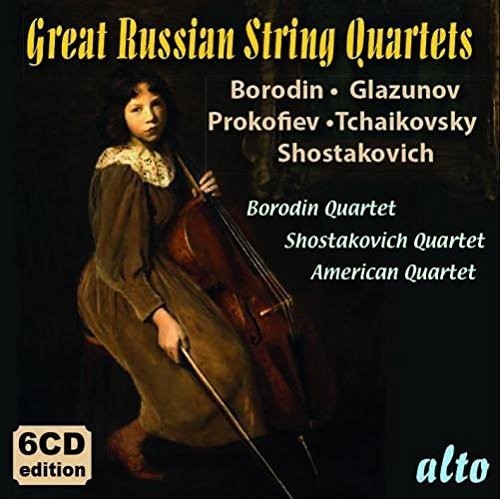Borodin Quartet / Shostakovich Quartet / American: Great Russian String Quartets - Record