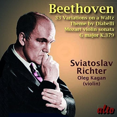 Beethoven / Richter / Kagan: BEETHOVEN: Diabelli Variations Op. 120, MOZART: Violin Sonata in G K.379, Oleg Kagan, violin - Record