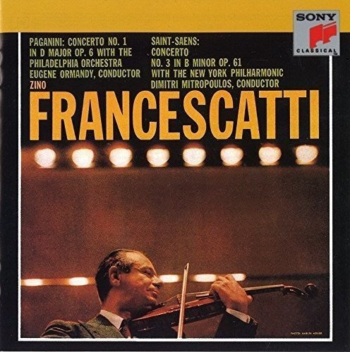 Paganini / Francescatti, Zino: Paganini: Concerto 1 In D Major - Record