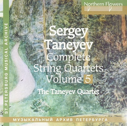 Taneyev String Quartet: Taneyev: Complete String Quartets 5 No. 2 - Record