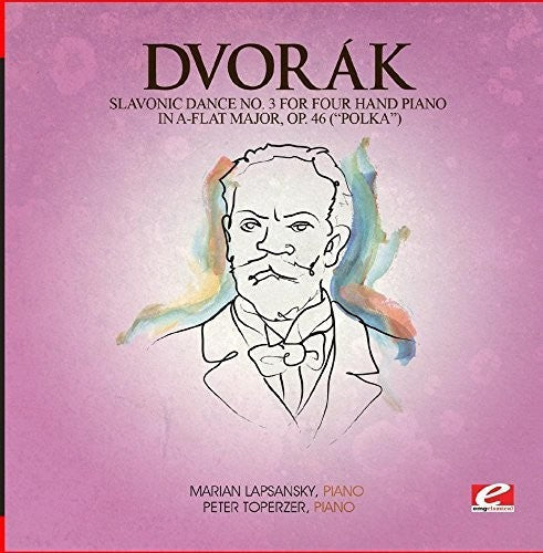 Dvorak: Slavonic Dance 3 Four Hand Piano A-Flat Maj 46 - Record